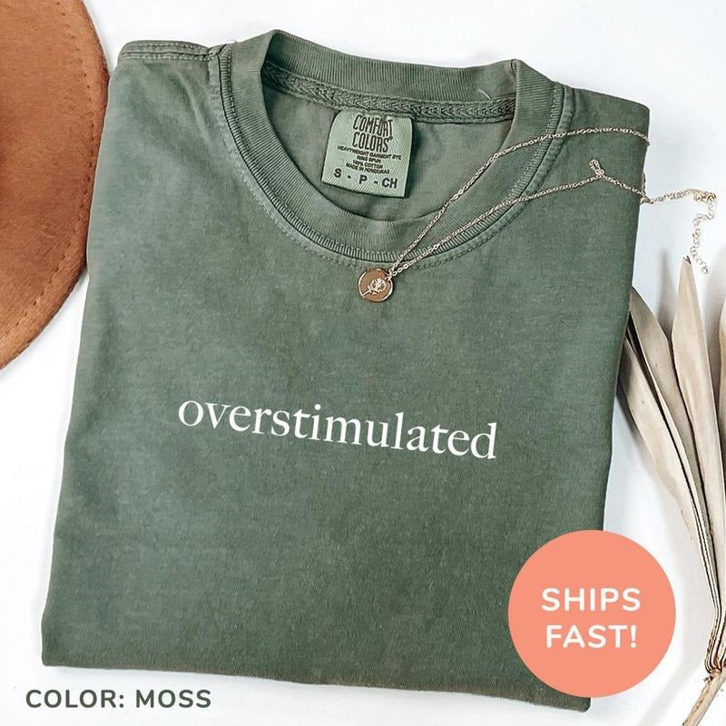 Comfort Colors Overstimulated Shirt for Mom, Cowboy Frog Shirt, Unhinged TShirt, Weirdcore Clothing, Gen Z Shirt, Weird...