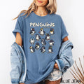 Comfort Colors Penguin T-Shirt, Penguins of the World Shirt, Antarctica Cruise Souvenir Tee, Ultra Soft Cotton Tee,...
