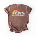 Comfort Colors Reading Rainbow Shirt, Take A Look, It's In A Book Shirt, Funny Bookworm Gift For Women, Book Nerd Graphic...