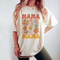 Comfort Colors Retro Mama Shirt, Mom T-Shirt, Boho Mama Shirt, Mother's Day Gifts, Floral Mom Outfit, Girl Mama Shirt,...