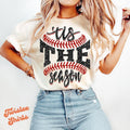 Comfort Colors Sports Game Day T-Shirt - Faux Tis The Season Baseball T-Shirt - Sports Team Mom Family T-Shirt Hoodie,...