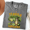 Comfort Colors Tequila Lime And Sunshine Tee, Preppy Summer T-Shirt, Retro Beach Shirt, Margarita Tshirt Hoodie, Sweatshirt