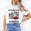 Comfort colors western star spangled hammered short sleeve casual cotton graphic tshirt Hoodie, Sweatshirt | CiraTrend.com