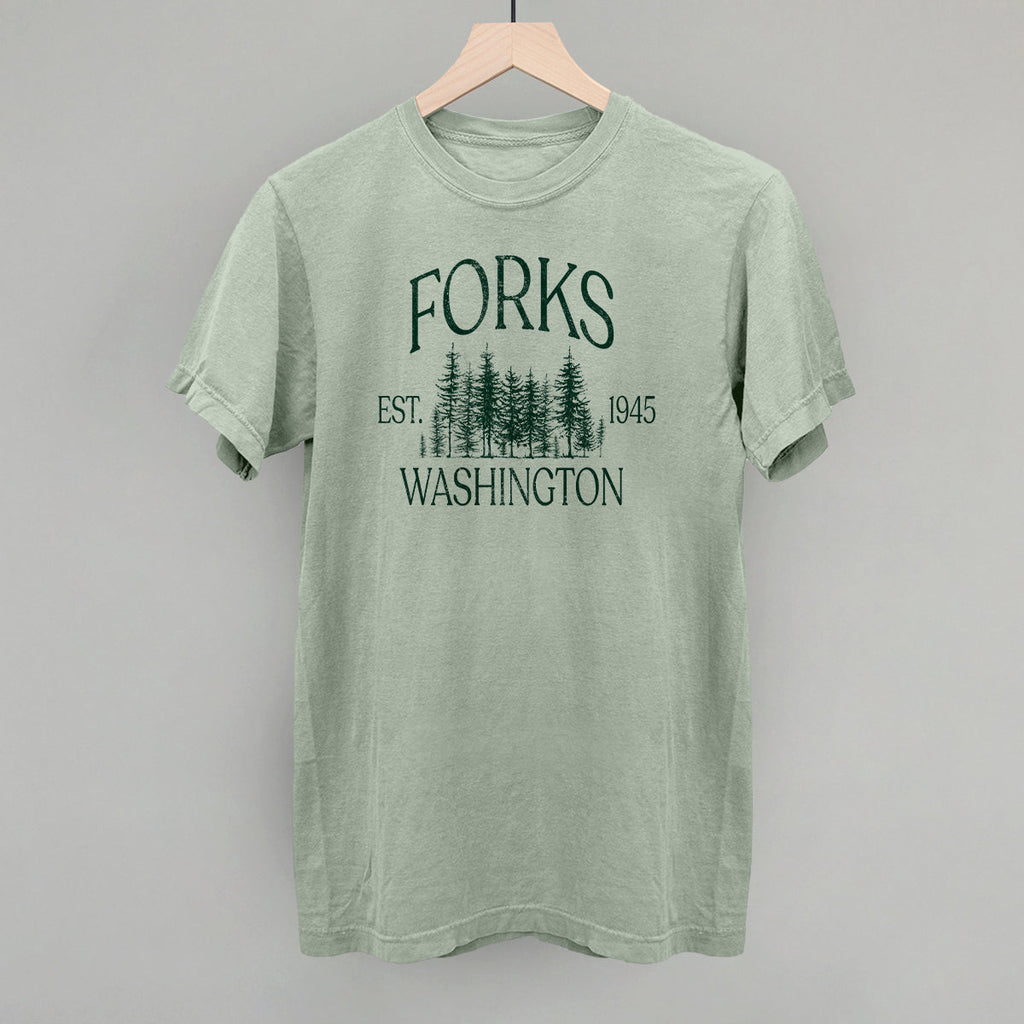 Forks, WA Est 1945 T-Shirts, Hoodie, Sweatshirt | CiraTrend.com (Image 1)