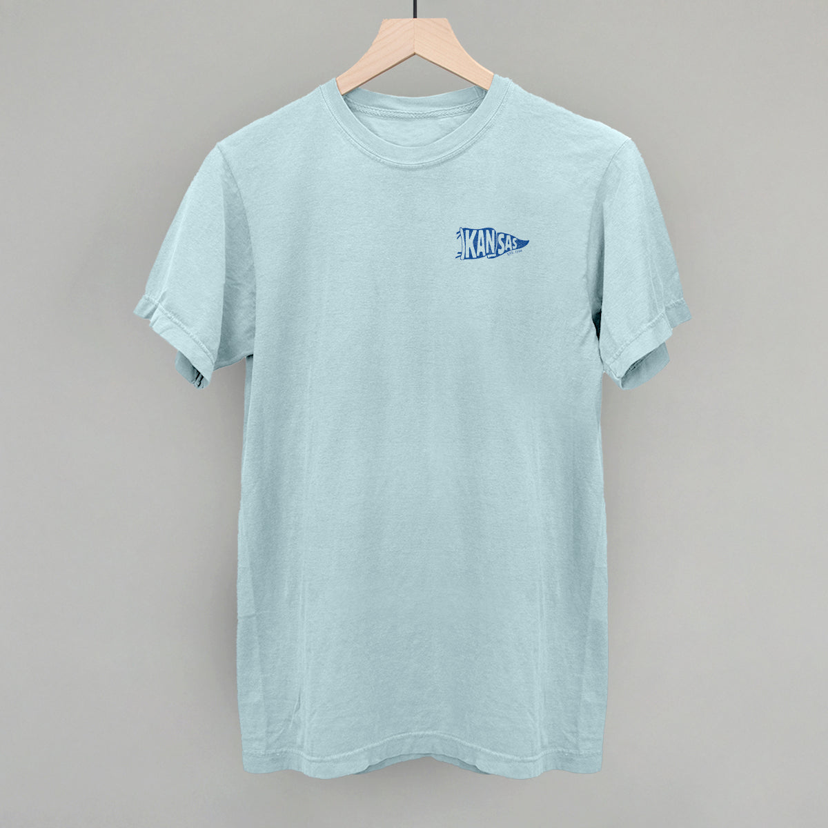 Kansas Pennant Flag (Left Chest) T-Shirts, Hoodie, Sweatshirt | CiraTrend.com (Image 3)