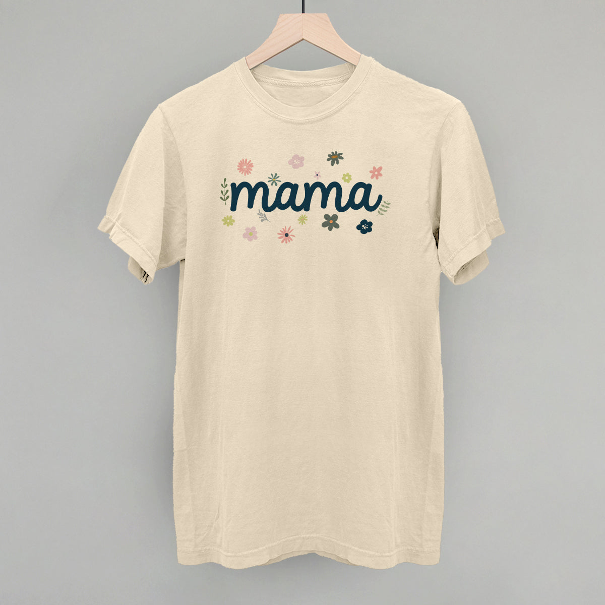 Mama (Dainty Flower Script) T-Shirts, Hoodie, Sweatshirt | CiraTrend.com (Image 4)