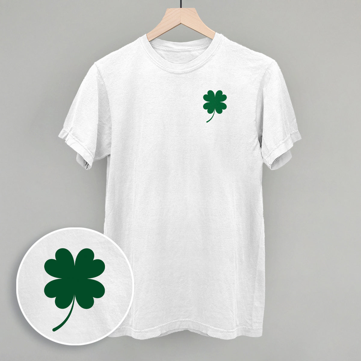 Four Leaf Clover (Left Chest) T-Shirts, Hoodie, Sweatshirt | CiraTrend.com (Image 5)