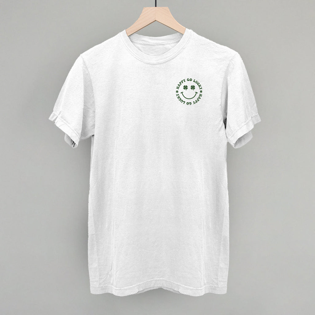 Happy Go Lucky Clover (Left Chest) T-Shirts, Hoodie, Sweatshirt | CiraTrend.com (Image 5)