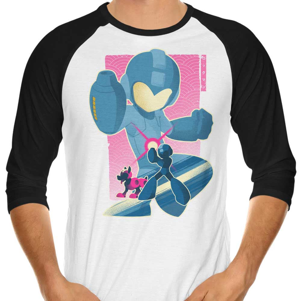 Companion and Mega - 3/4 Sleeve Raglan T-Shirt Hoodie, Sweatshirt | CiraTrend.com (Image 4)