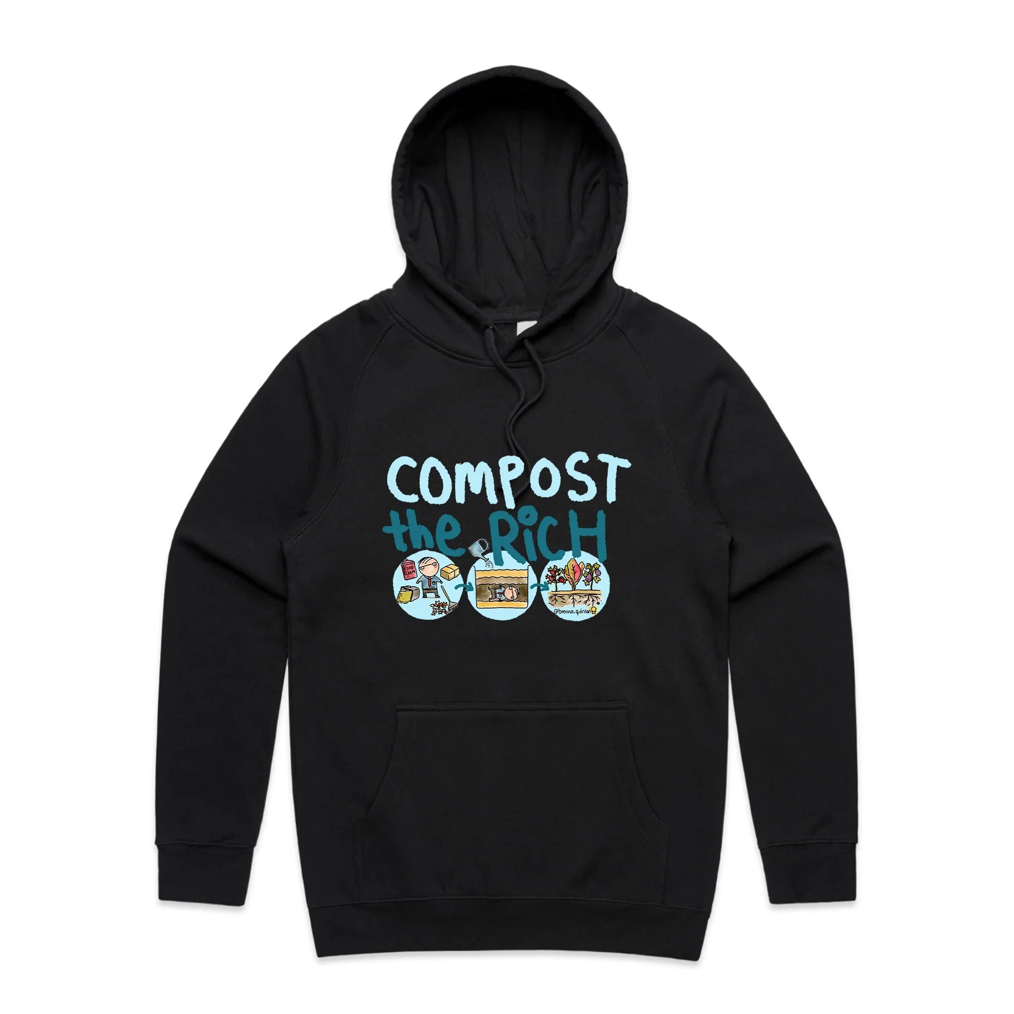 Compost The Rich Hoodie T-Shirts, Sweatshirt | CiraTrend.com (Image 1)