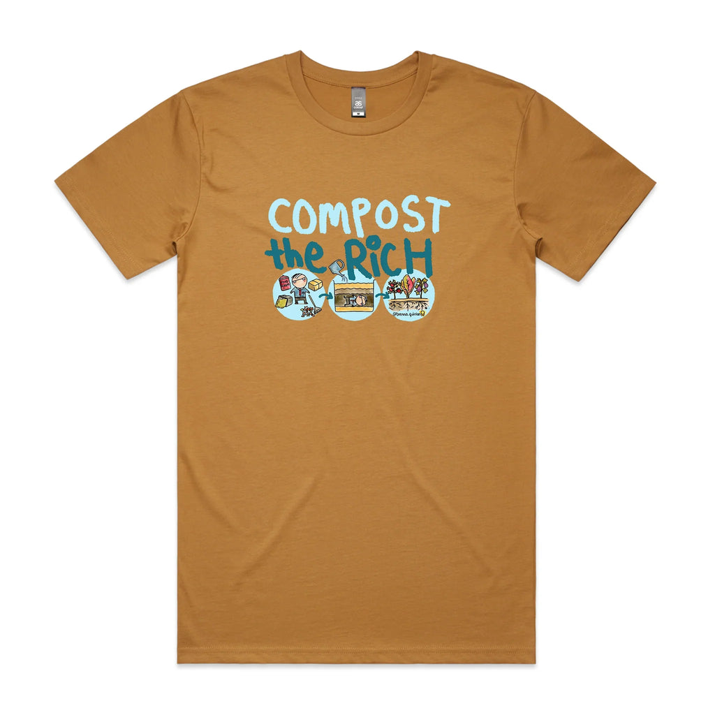 Compost The Rich Tee Hoodie, Sweatshirt | CiraTrend.com (Image 1)