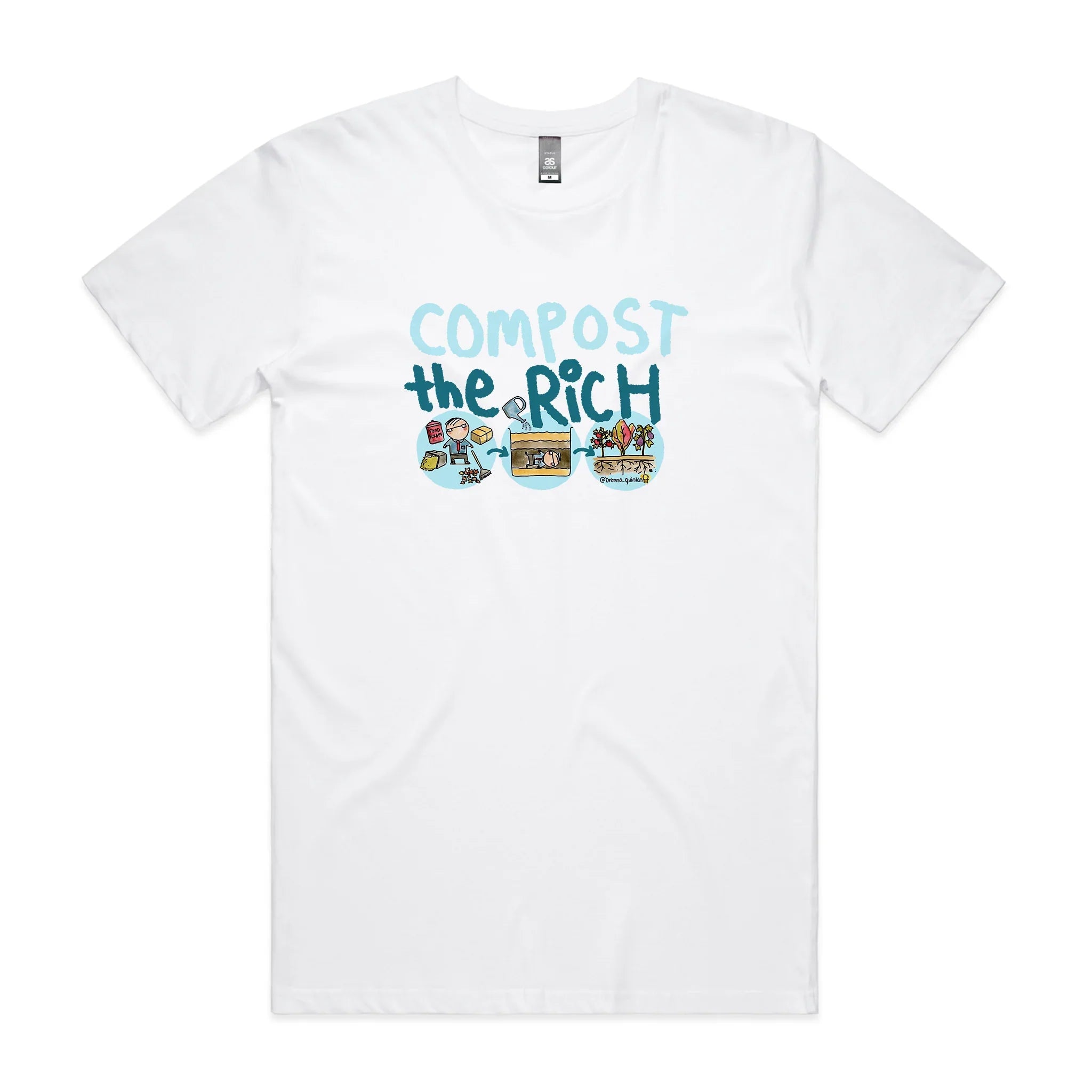 Compost The Rich Tee Hoodie, Sweatshirt | CiraTrend.com (Image 2)