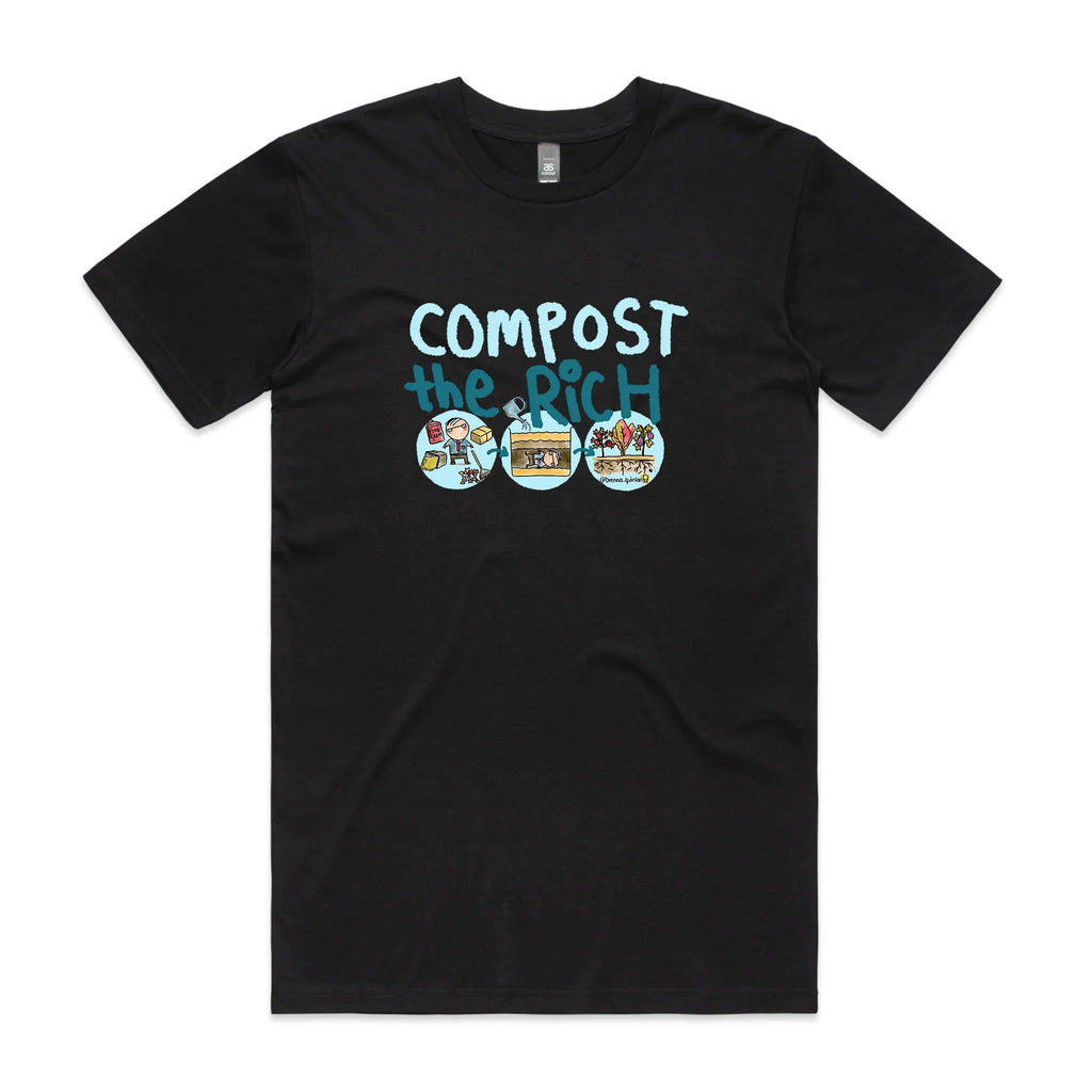 Compost The Rich Tee Hoodie, Sweatshirt | CiraTrend.com (Image 3)