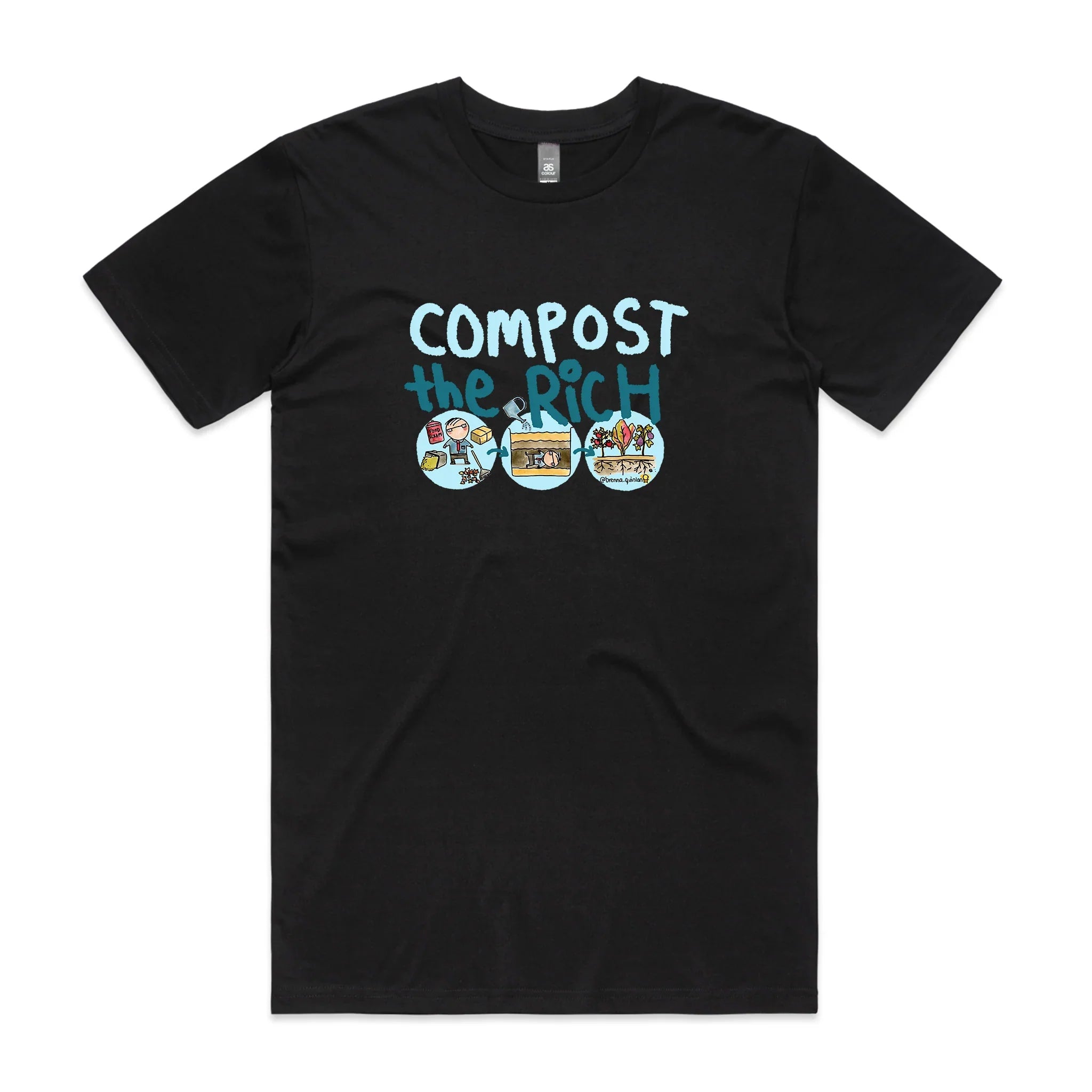 Compost The Rich Tee Hoodie, Sweatshirt | CiraTrend.com (Image 3)