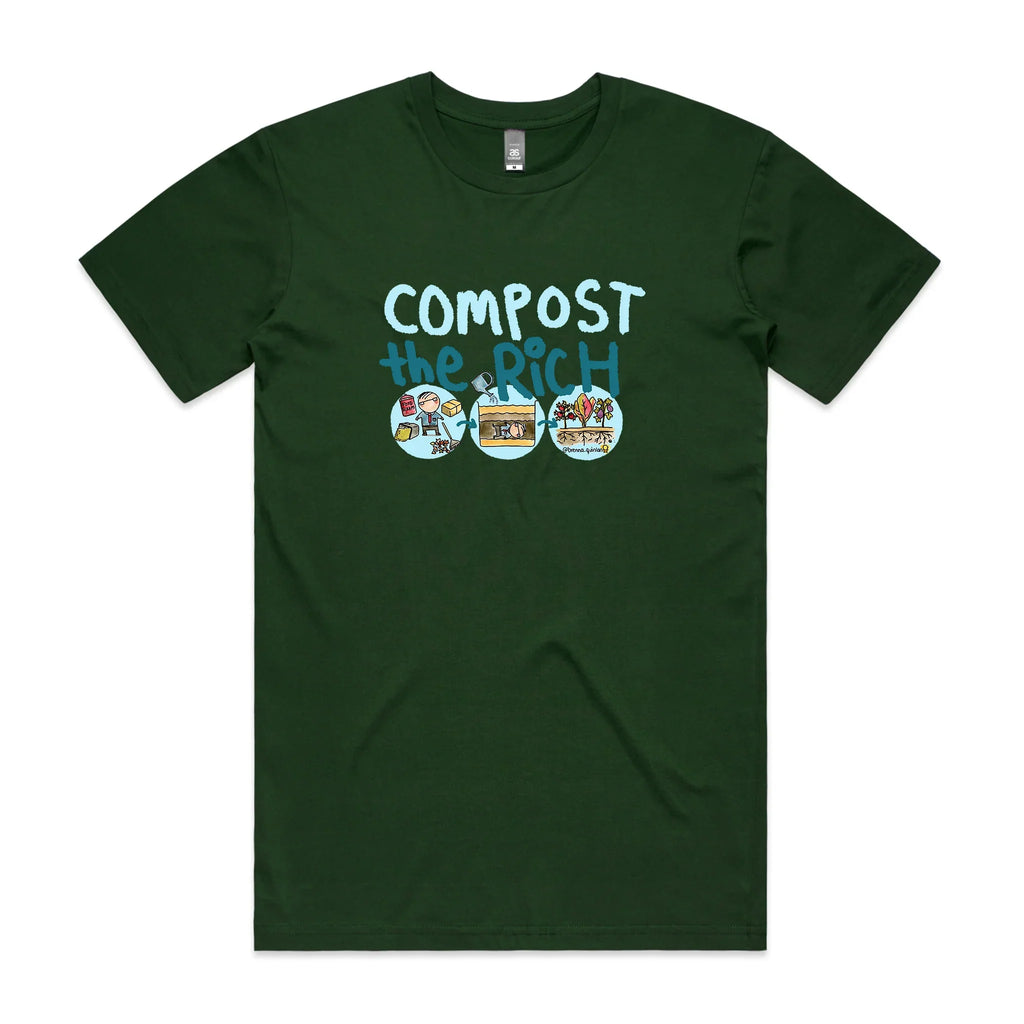 Compost The Rich Tee Hoodie, Sweatshirt | CiraTrend.com (Image 4)