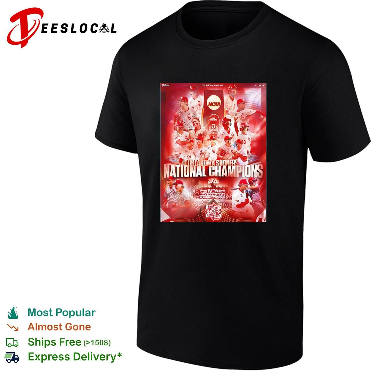 Congrats Oklahoma Sooners Baseball 2026 NCAA National Champions shirt