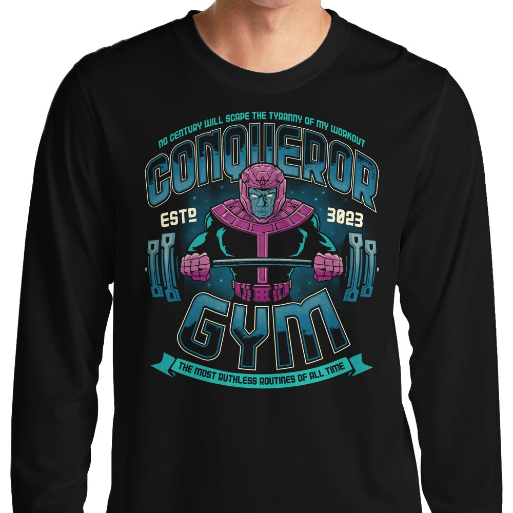 Conqueror Gym - Long Sleeve T-Shirt Hoodie, Sweatshirt | CiraTrend.com (Image 1)