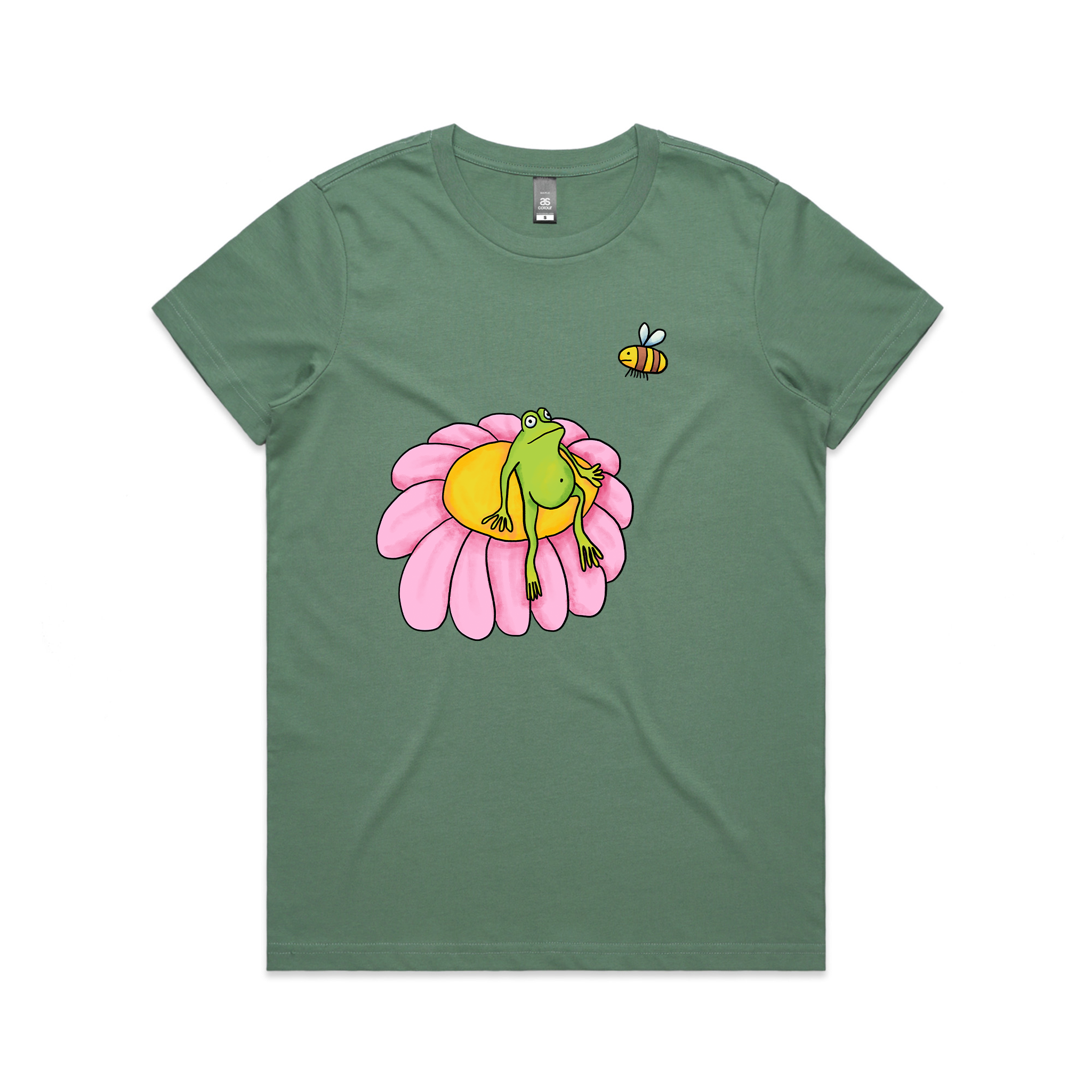 Contemplative Frog Tee Hoodie, Sweatshirt | CiraTrend.com (Image 3)