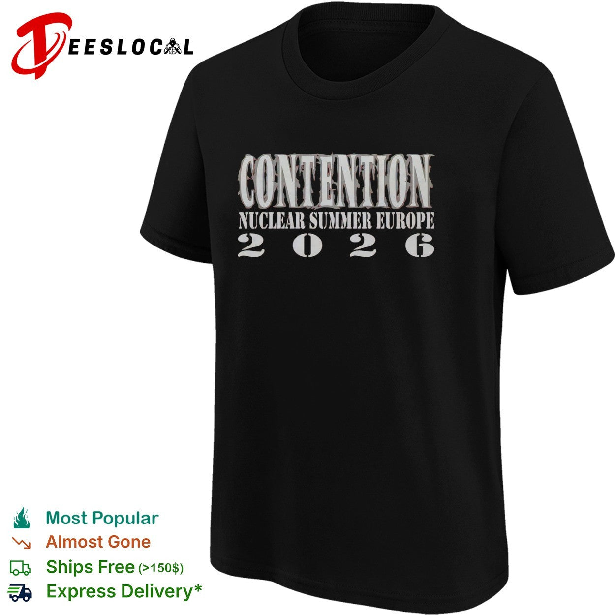 Contention Nuclear summer europe 2026 shirt