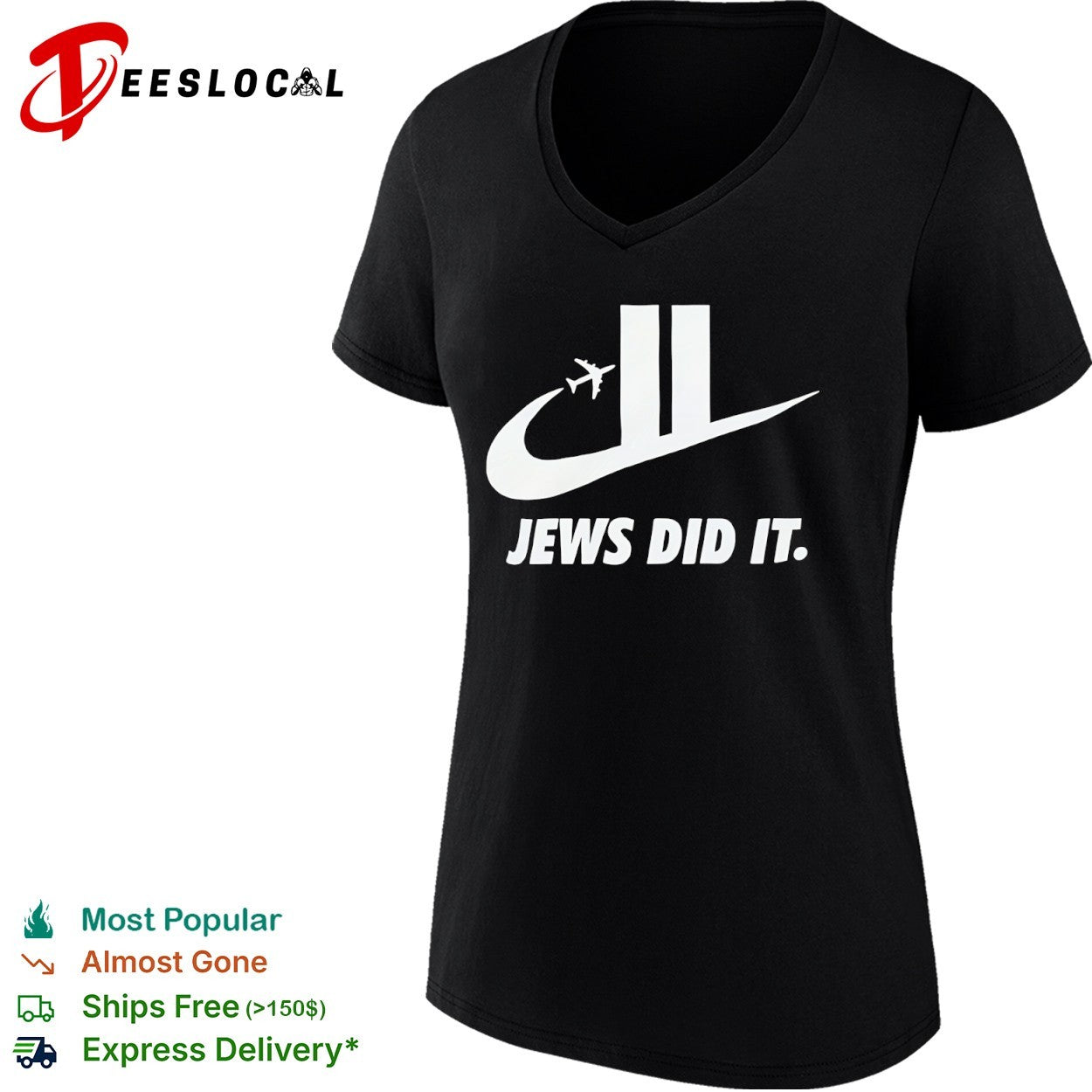 Controversial 911 plane flight jews did it shirt