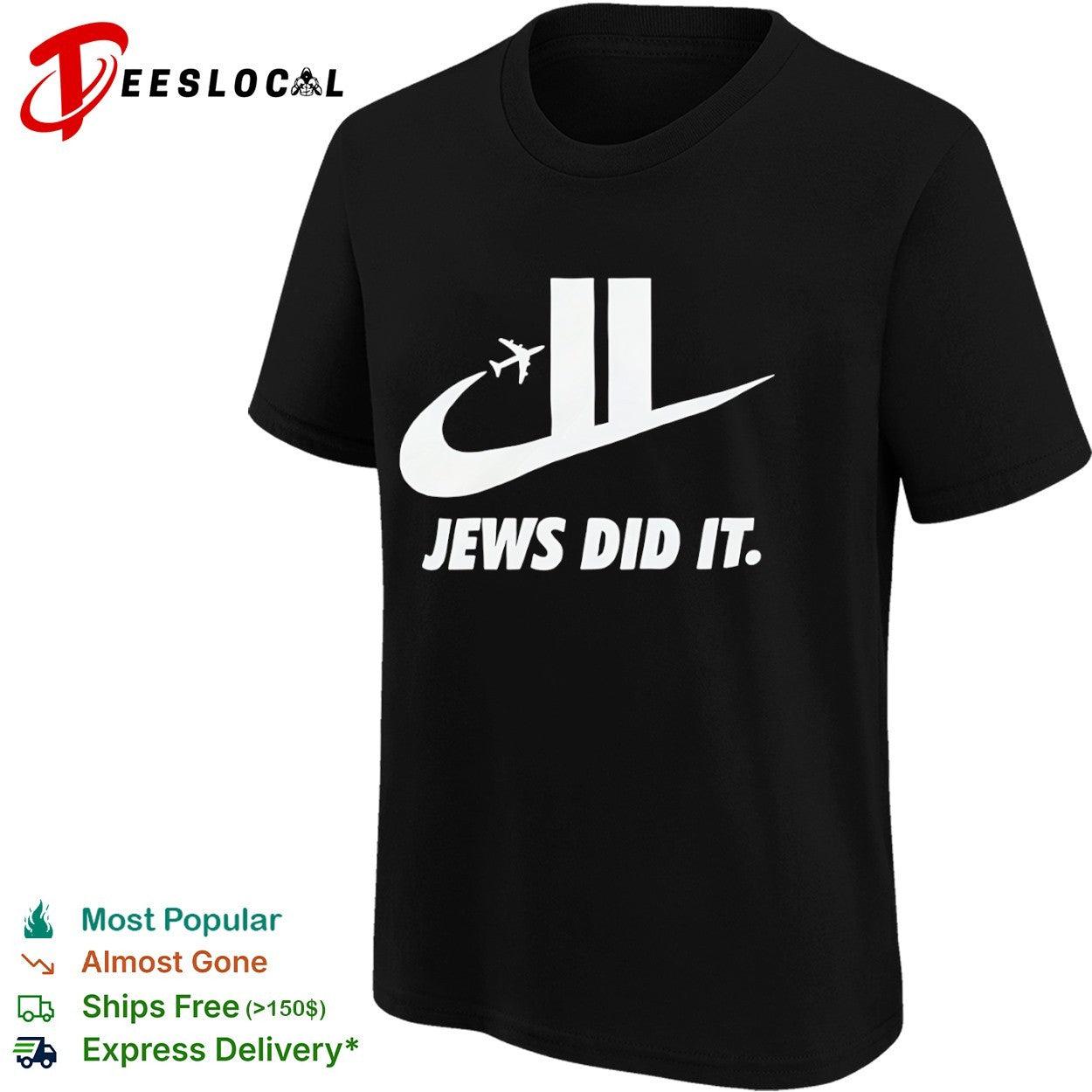 Controversial 911 plane flight jews did it shirt