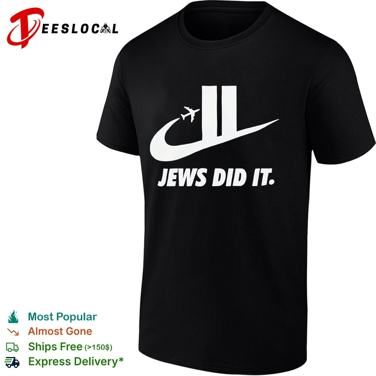 Controversial 911 plane flight jews did it shirt