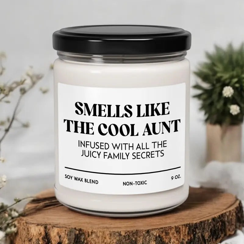Cool Aunt Candle, Cool Aunt Soy Wax Candle, Gift For Aunt, Soy Candle T-Shirts, Hoodie, Sweatshirt | CiraTrend.com
