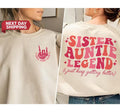 Cool Aunts Club Sweatshirt Sister Aunt Legend Shirt Aunts Gift Aunts Birthday Gift Sister Gifts Auntie Sweatshirt Best...