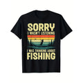 Cool Fishing For Men Fisherman Bass Trout Fish Hunting T-Shirt, Cotton, Halloween Thanksgiving Christmas Gift for Men...