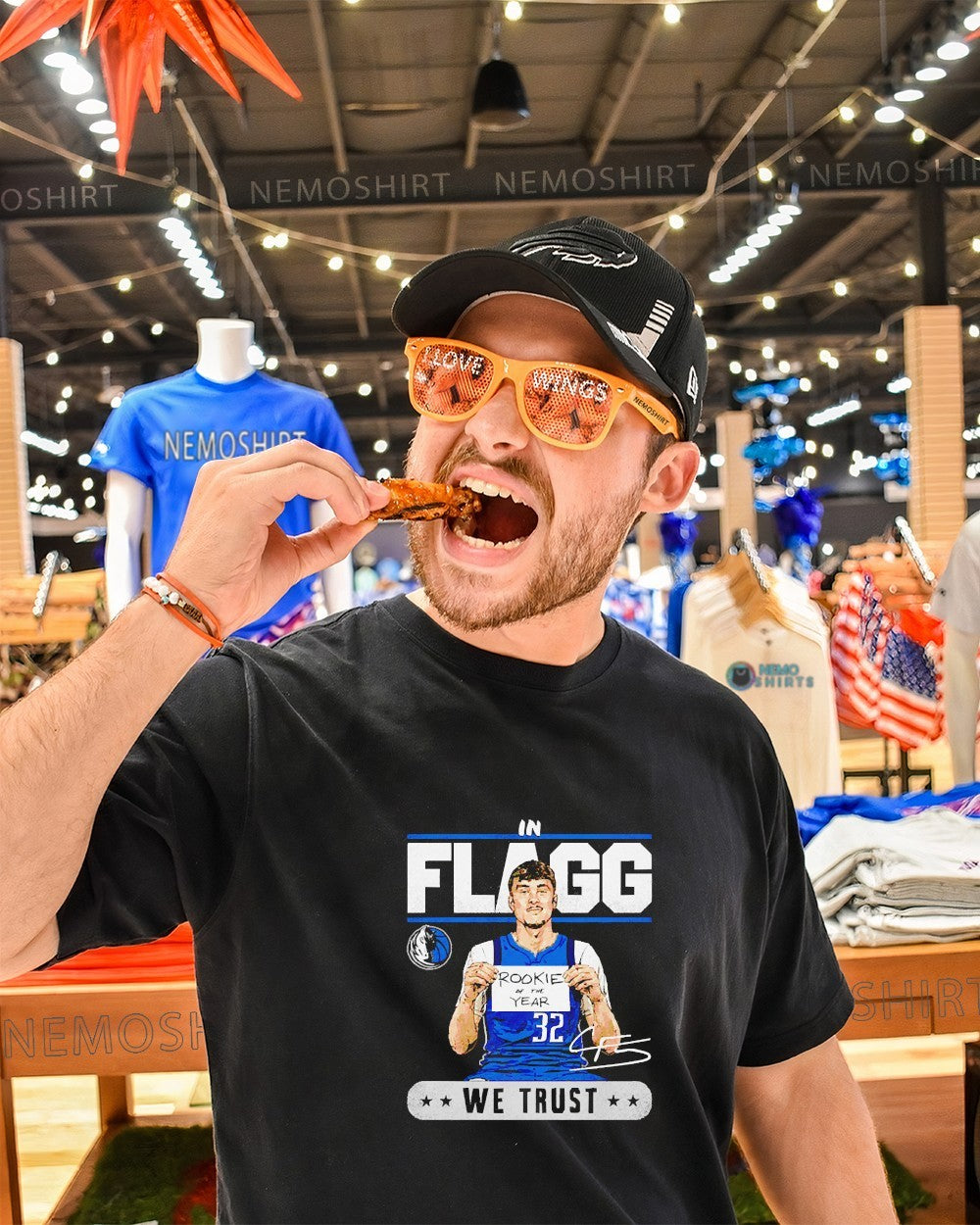 Cooper Flagg Dallas Mavericks in flagg we trust Rookie of the Year shirt