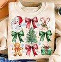 Coquette Christmas Shirt, Coquette Bow Shirt, Christmas Trending, Retro Holidays, Holiday vibes, Girly Christm Hoodie,...