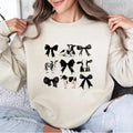 Coquette Cows and Bows Sweatshirt, Women's Farm Aesthetic Tee, Women's Comfort Colors Graphic Tee, Cow Lovers T-Shirt,...