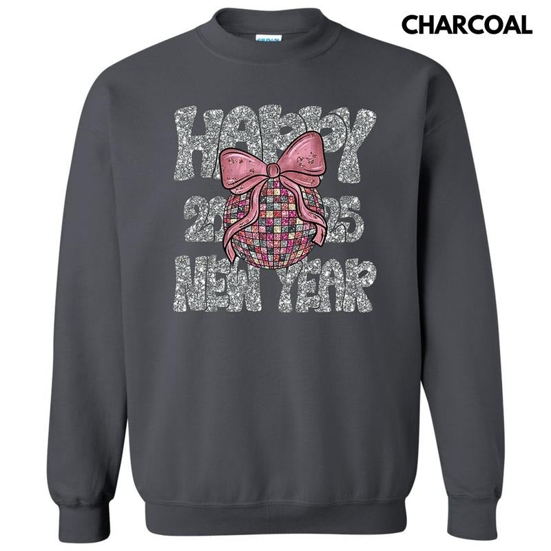 Coquette Happy New Year Sweatshirt T-Shirts, Hoodie | CiraTrend.com