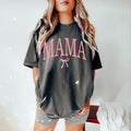 Coquette Mama Shirt, Coquette Bow T-shirt for Mom, Mothers Day Gift, Girly Mama Outfit Hoodie, Sweatshirt | CiraTrend.com