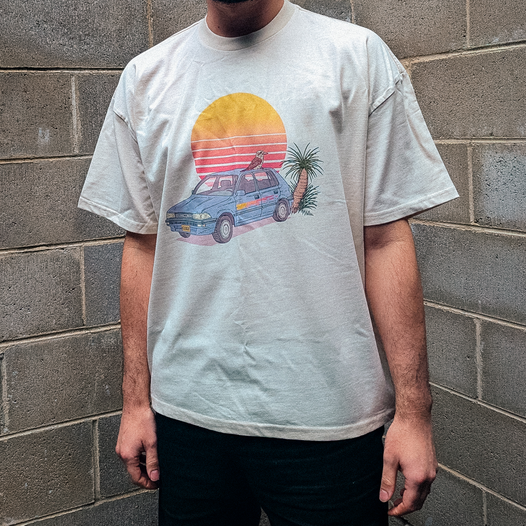 Kookaburra Corolla Oversized Tee Hoodie, Sweatshirt | CiraTrend.com (Image 2)