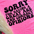 Correct Opinions Graphic Tee Hoodie, Sweatshirt | CiraTrend.com