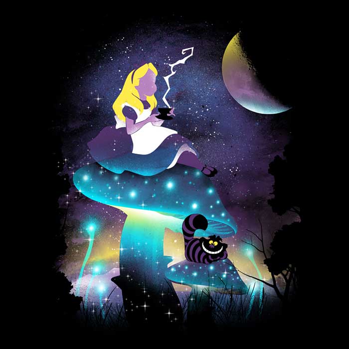 Cosmic Wonderland - Long Sleeve T-Shirt Hoodie, Sweatshirt | CiraTrend.com (Image 2)
