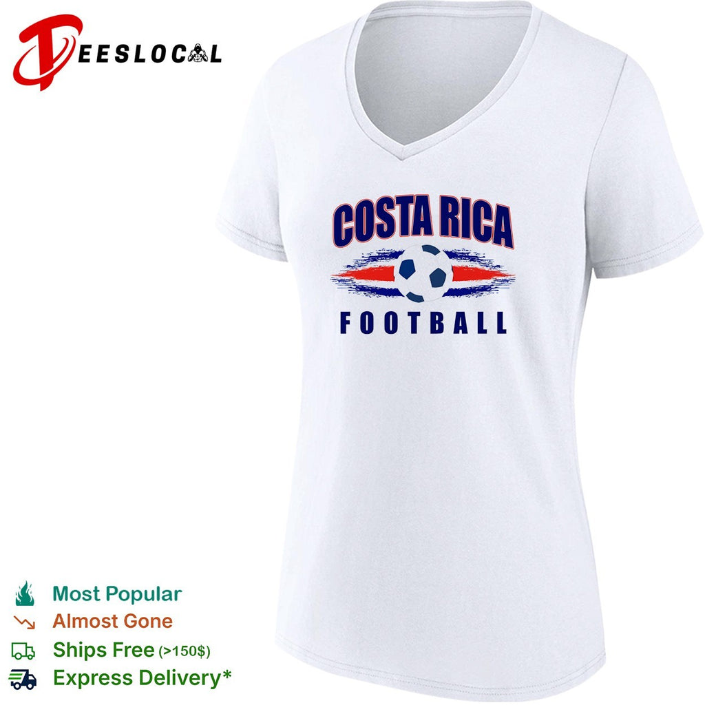 Costa Rica football soccer ball shirt