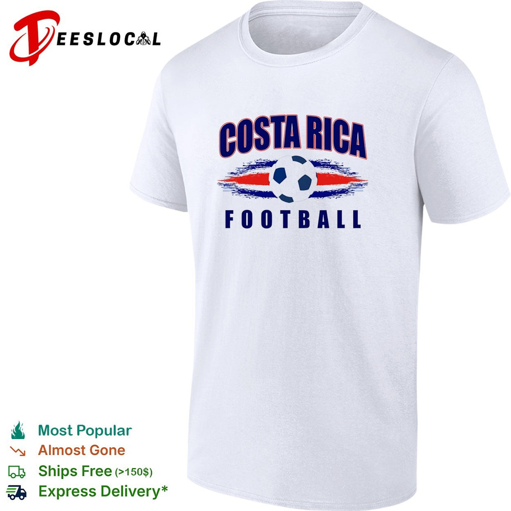 Costa Rica football soccer ball shirt
