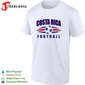 Costa Rica football soccer ball shirt