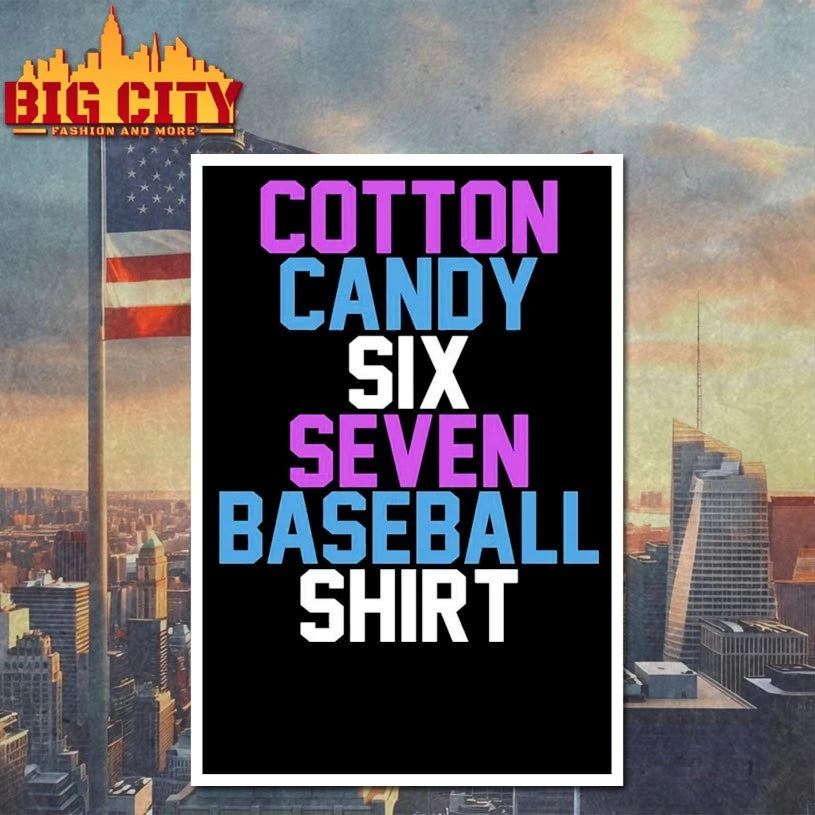 Cotton Candy Six Seven Baseball Shirt Shirt