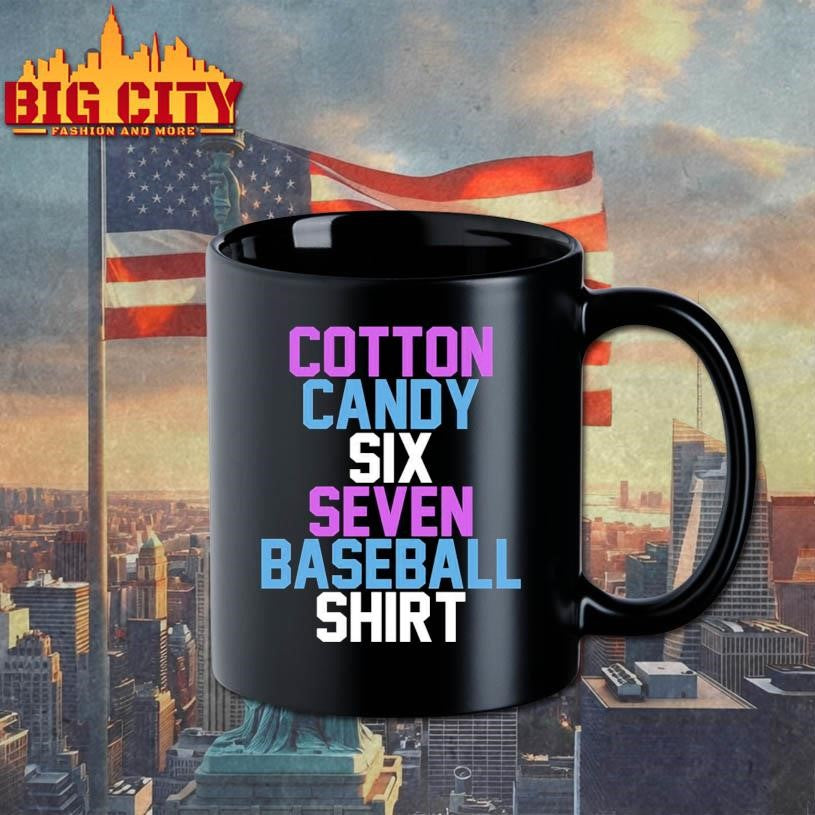 Cotton Candy Six Seven Baseball Shirt