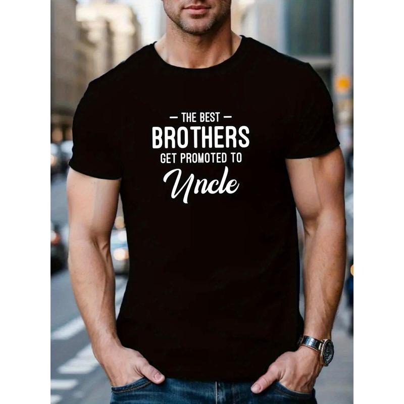 [Cotton Knit Casual Tee] Men's Casual Short Sleeve T-Shirt - Cotton Knit Fabric, Round Neck, Regular Fit