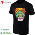 Cough syrup frog mascot parody shirt