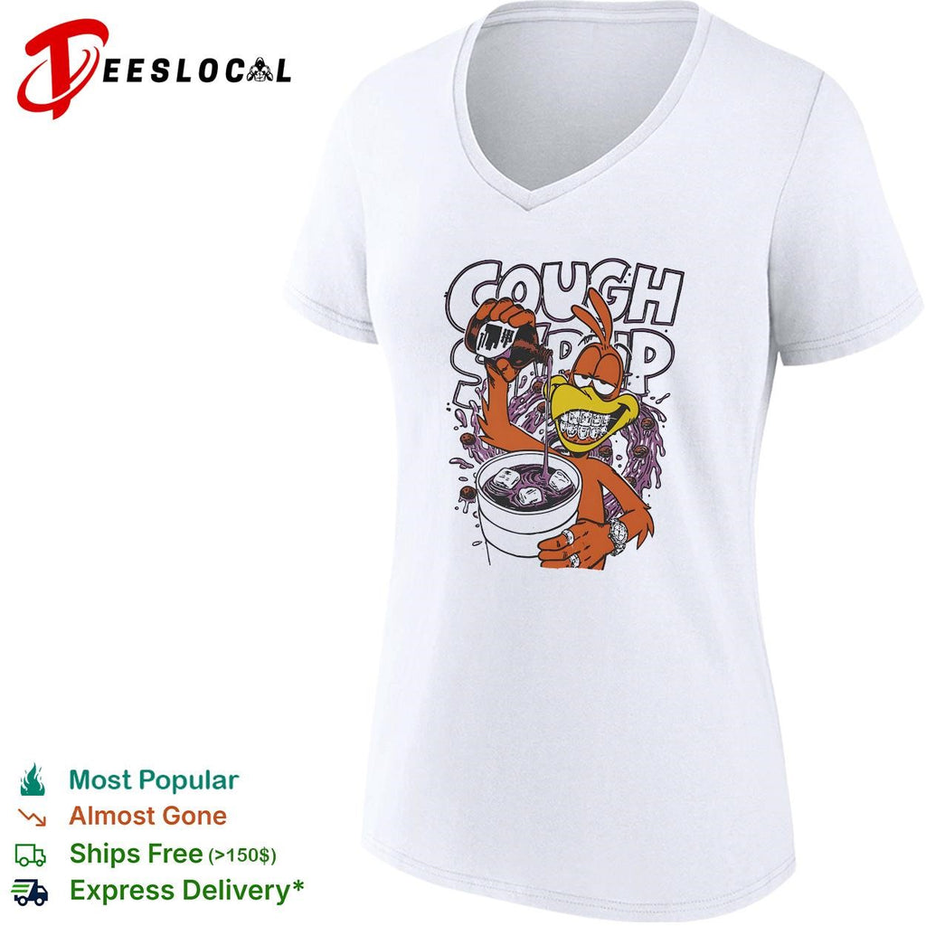 Cough syrup toucan mascot parody shirt