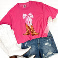Country Boots Coquette Comfort Colors T-Shirt Hoodie, Sweatshirt | CiraTrend.com