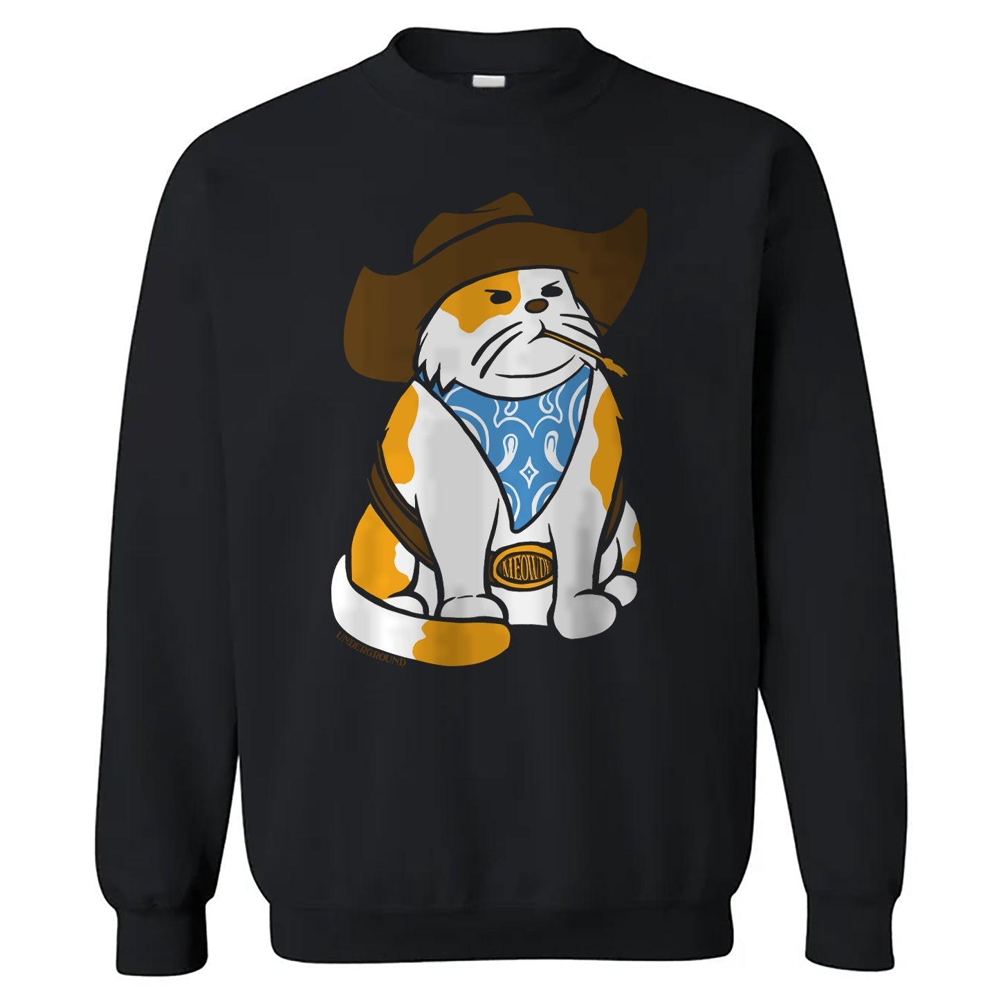Cowboy Cat Crewneck Sweatshirt T-Shirts, Hoodie | CiraTrend.com