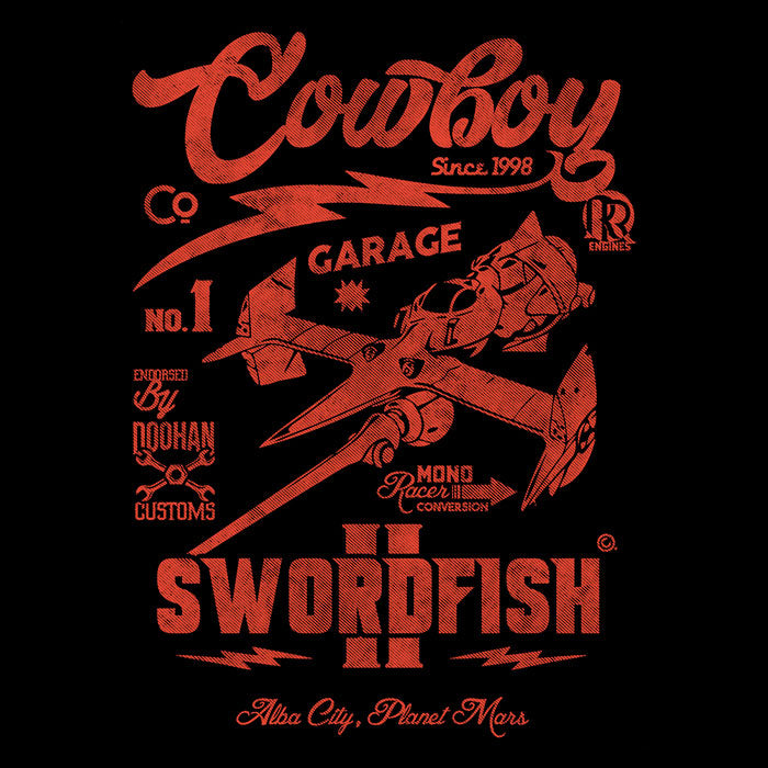 Cowboy Garage - Ringer T-Shirt Hoodie, Sweatshirt | CiraTrend.com (Image 2)