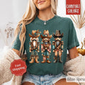 Cowboy Nutcracker Comfort Colors Shirt, Country Christmas Tshirt, Western Holiday Womens Tee Hoodie, Sweatshirt