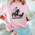 Cowgirl Breakaway Roper Shirt, Rodeo Cowgirl Sweatshirt, Western Graphic Tee, Wild West Gift, Western Cowgirl Outfit,...